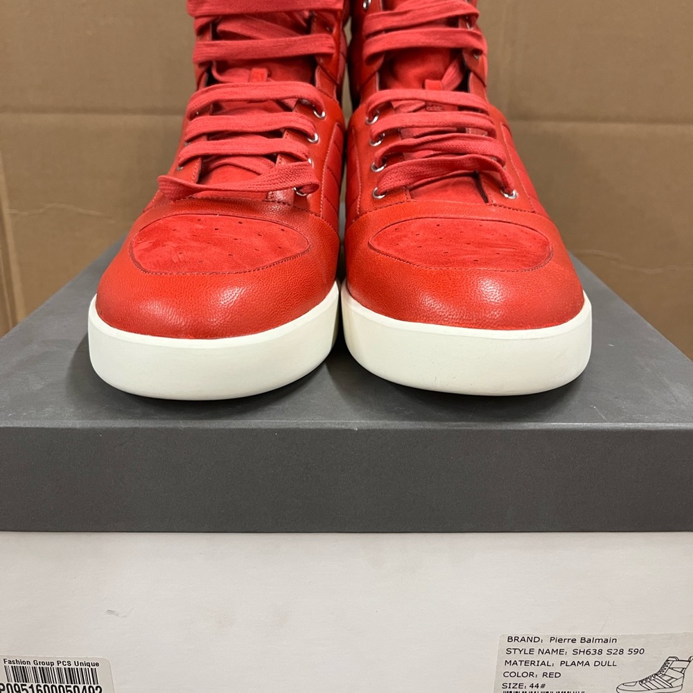 Brand New Pierre Balmain Hightop Sneakers